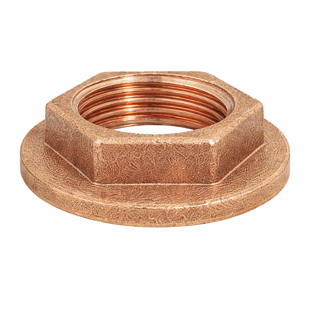 BRONZE MUTTER MIT FLANSCH 1/2